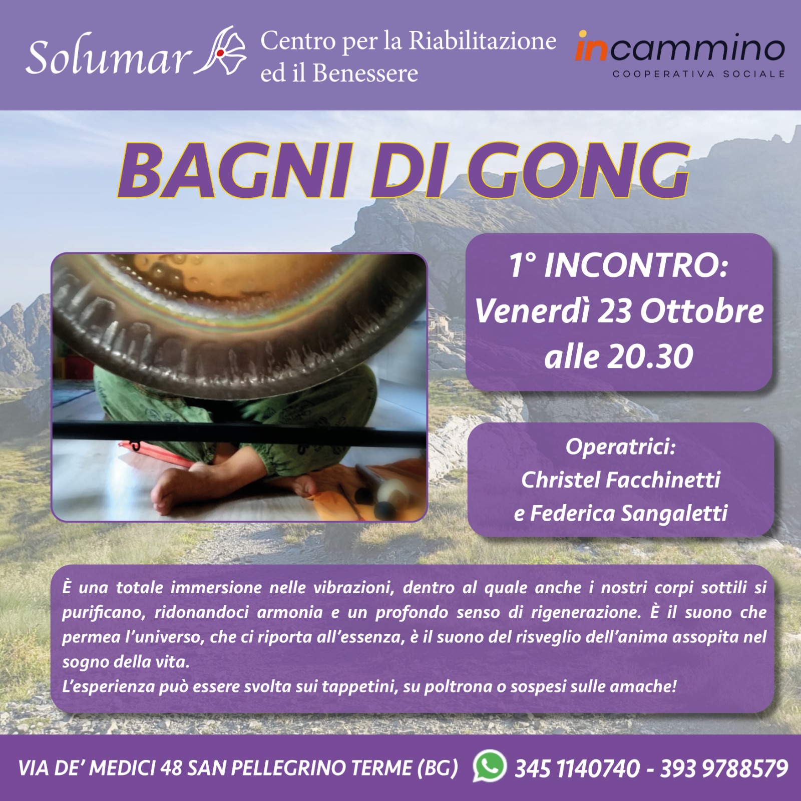Locandina dell’evento BAGNI DI GONG
