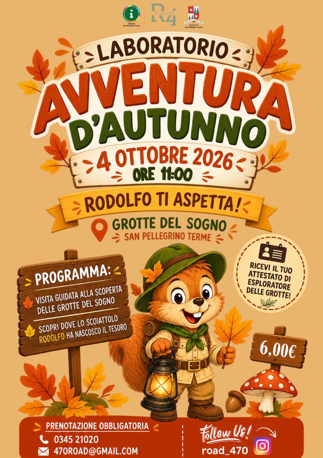 Locandina dell’evento Laboratorio avventura d'autunno