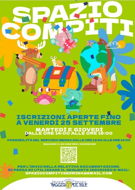 Locandina dell’evento Spazio Compiti