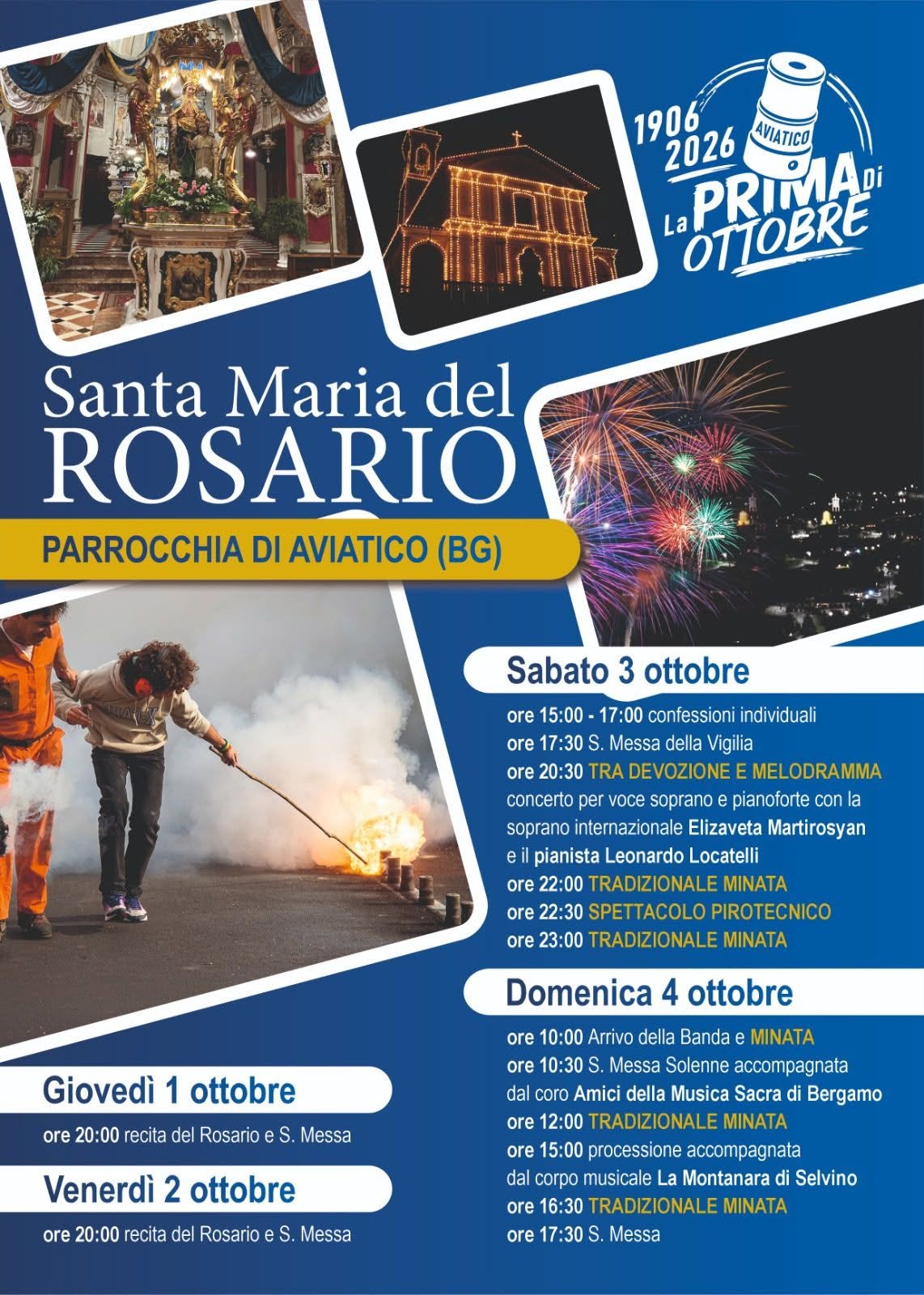 Locandina dell’evento Santa Maria del Rosario