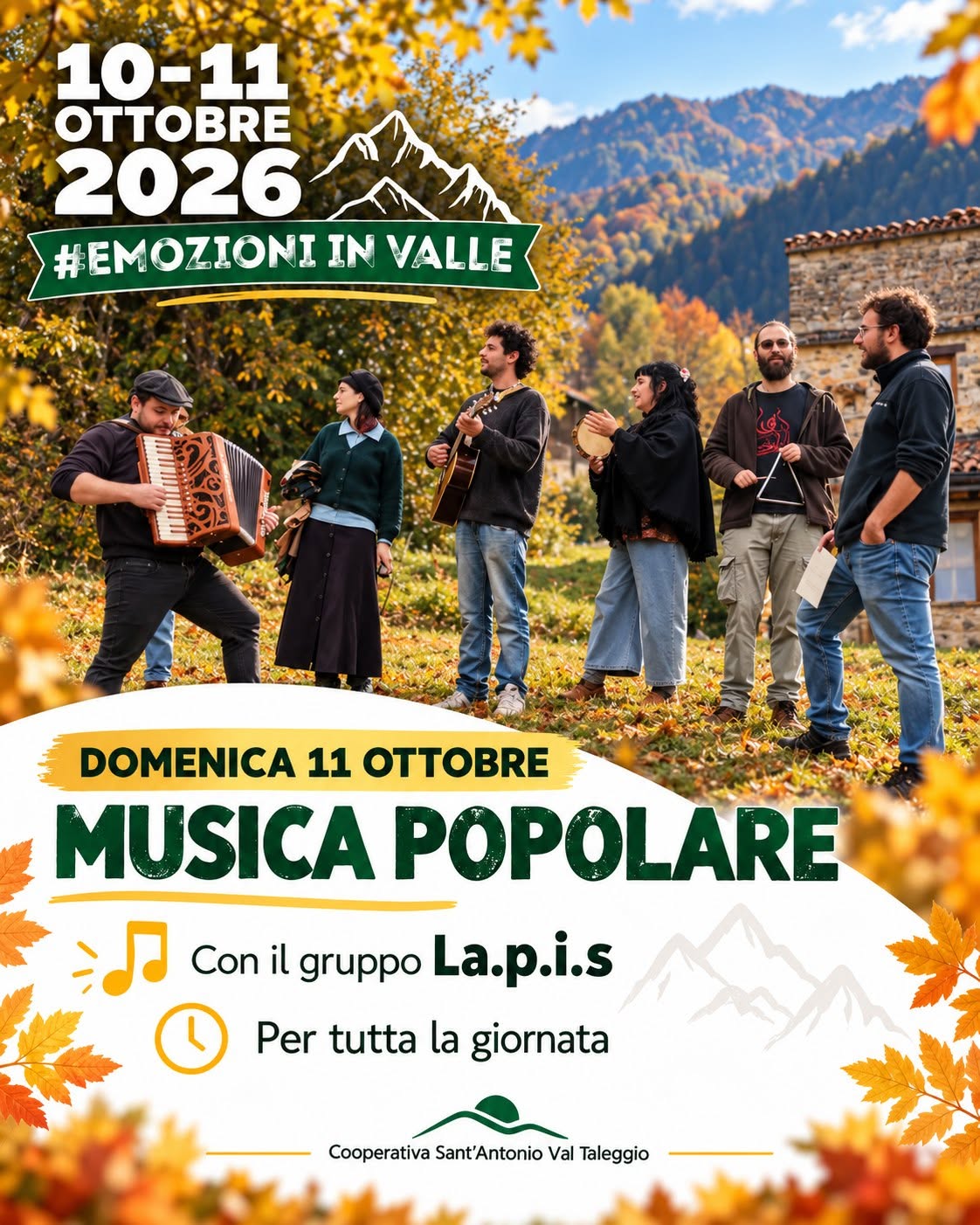 Locandina dell’evento Musica Popolare